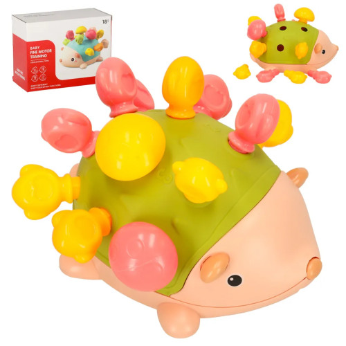 Sensory educational Montessori green hedgehog