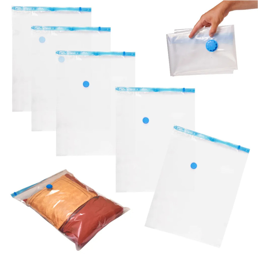Garment vacuum bags 5 pcs 60x80cm