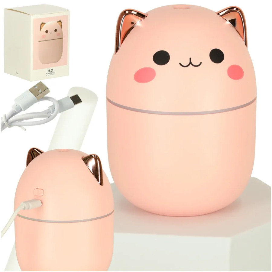 Air humidifier oil diffuser kitten pink Air humidifier oil diffuser kitten pink