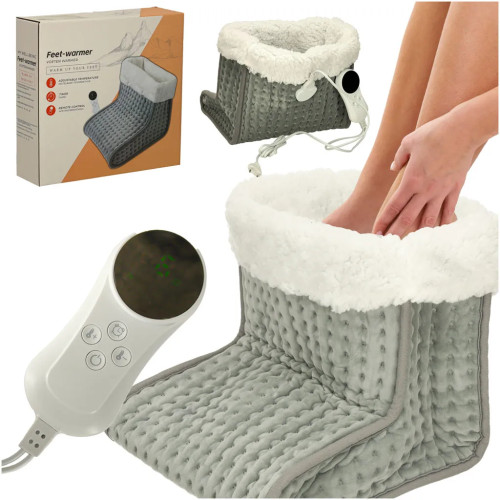 Electric shoe toe warmer with thermostat