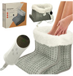 Electric shoe toe warmer with thermostat