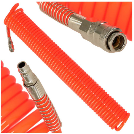 Compressor spiral air hose 12 mm 15 m