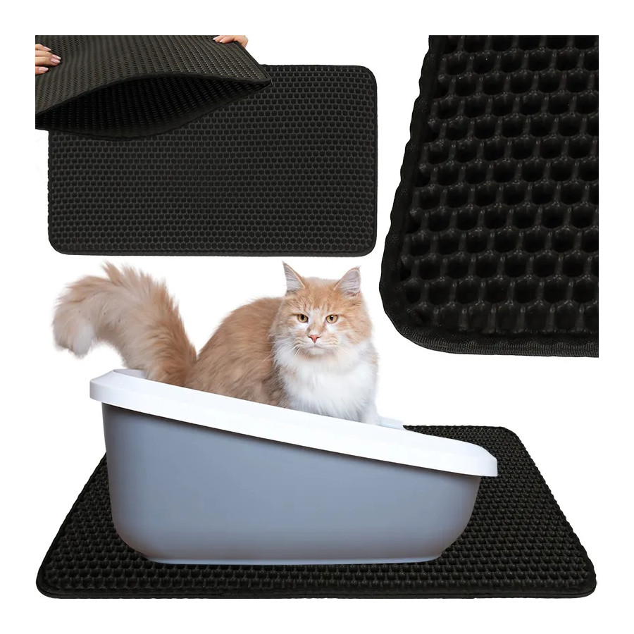 Cat litter mat waterproof double layer 40x60cm