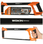 WOKIN rankinis metalo pjūklas su aliuminine rankena 300 mm reguliuojamas peilis