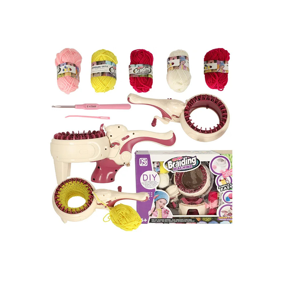 Loom knitting yarn set + accessories