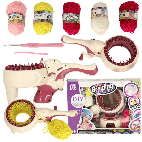 Loom knitting yarn set + accessories