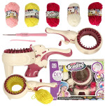 Loom knitting yarn set + accessories