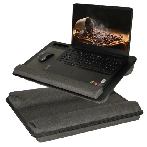 Laptop desk stand black