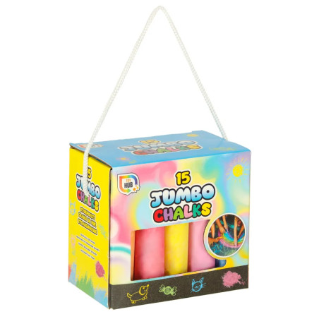 "Jumbo" storio grindinio kreida 15 el.