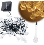 Solar led garden lights 6,5 m 30LED warm white