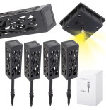Decorative solar lanterns 4 pcs.
