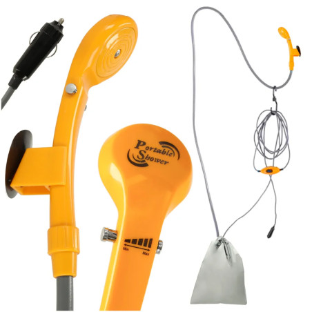 Travel shower portable camping shower washing machine 12v