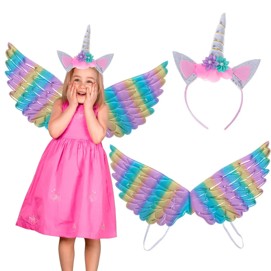 Unicorn wing costume headgear