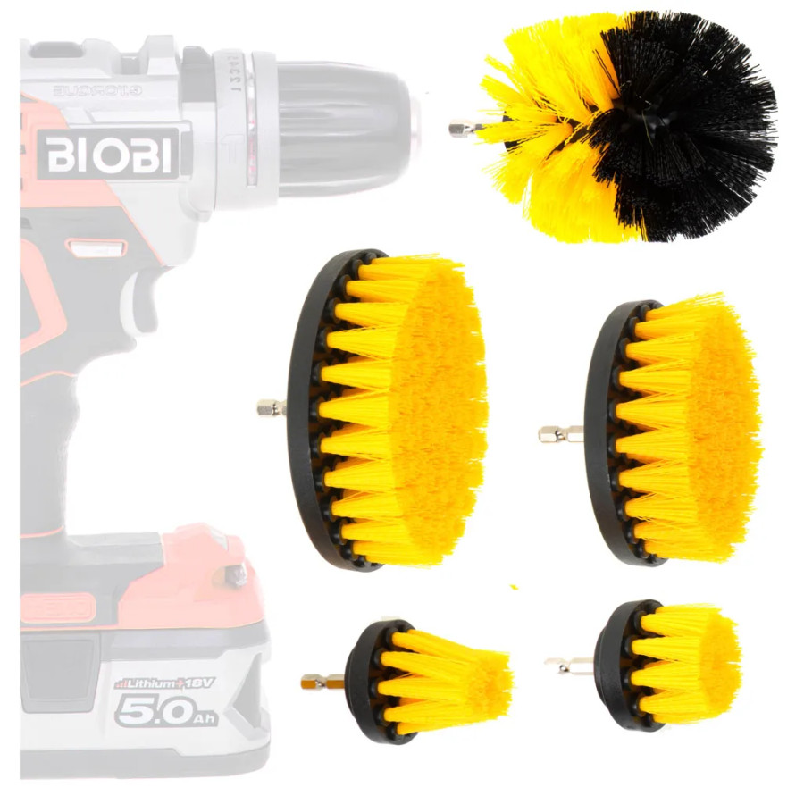 Drill Cleaning Brushes 5pcs.