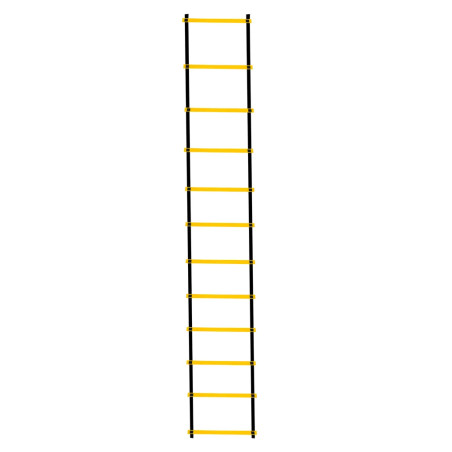 Gymnastics coordination training ladder yellow