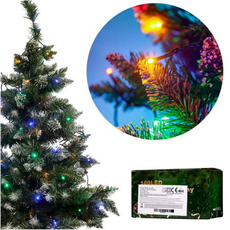 LED lights light chain 10m 100LED multicolour