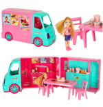 Food truck doll car set 21 el.