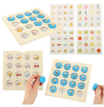 Medinis dėlionės stalo žaidimas atminčiai + 4 kortelės