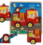 Puidust puzzle tuletõrje jaoks