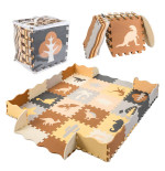 Vahtmaterjalist puzzle matt / mängumatt 36tk dinosaurused 143cm x 143cm x1cm