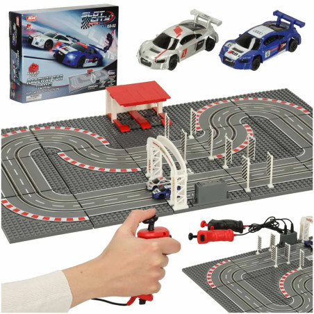 Police car racing track 64x38,5cm