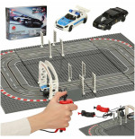 Police car racing track 51x38,5cm