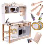 LULILO wooden kitchen for kids MDF KUKETO + accessories