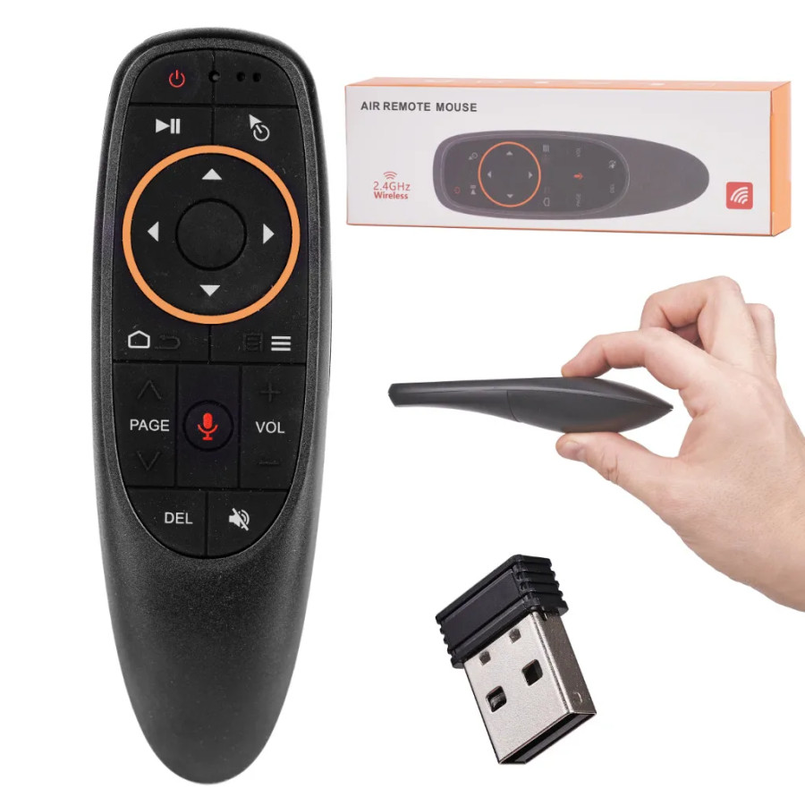 "Pilot Air Mouse" G10 Smart TV Box Mikrofons X9
