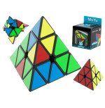 PYRAMINX puzzle cube game Black MoYu
