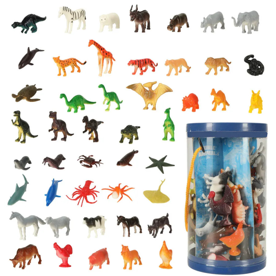 Sea Animals Wild Dinosaurs Figurines Mix 48pcs.