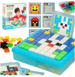 Creative jigsaw mosaic blocks