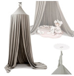 Kupolo užuolaida tipi palapinės kabinimas pilka