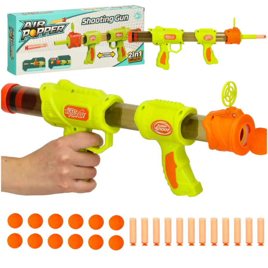 "Nerfy machine gun 2in1 green