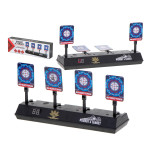 Electronic target plate for shooting 4 digital targets