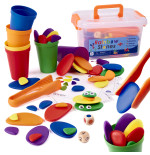 Creative Pebbles krāsaina Montessori puzle