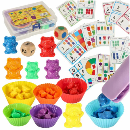 Montessori counting bears 44el.