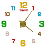 Seinakella kleebis 12 numbrit kollane