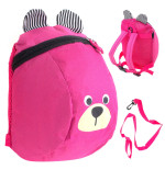 Nursery backpack teddy bear pink
