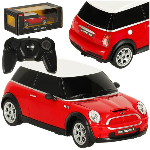 RC auto 1:24 MINI COOPERS punane