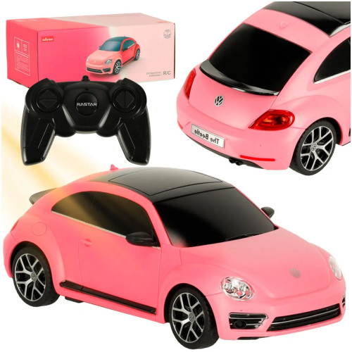 RC auto 1:24 Volkswagen Beetle-UV roosa