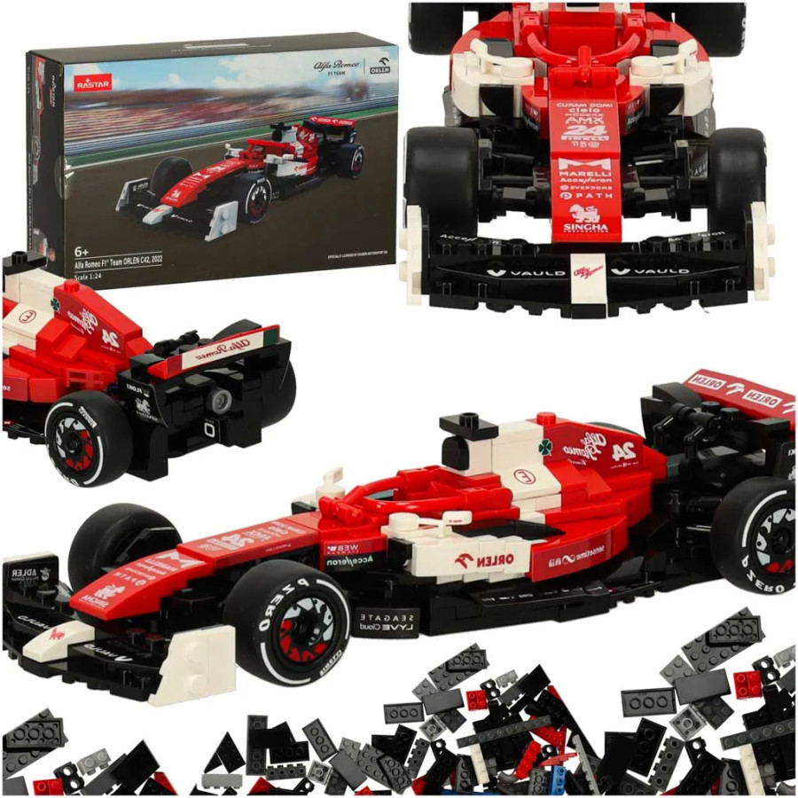 RC automobilis 1:24 Alfa Romeo F1 C42 trinkelės