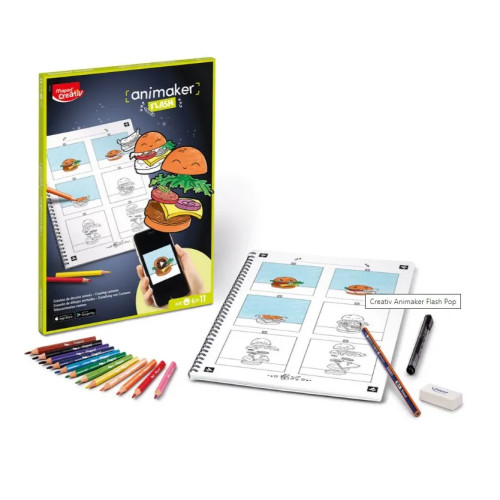 "Animaker Flash Pop Mini Movie Drawing Kit