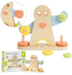 CLASSIC WORLD Edukacyjna Waga Równoważnia Hercules dla Dzieci MONTESSORI 7 el.