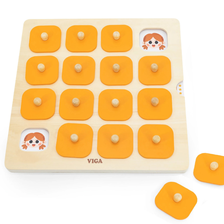 VIGA Memory Guessori Picture Game 10 Montessori kaarti