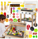 VIGA suur laste puidust grill + 47 tarvikut