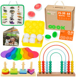 TOOKY TOY Box XXL Montessori hariduslik 7in1 Sensory 25-30 kuud.