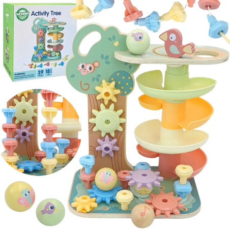 WOOPIE GREEN Montessori 4-in-1 FSC Culodrome tegevuspuu