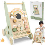 VIGA PolarB Drewniany Pchacz Chodzik Zielony Edukacyjny