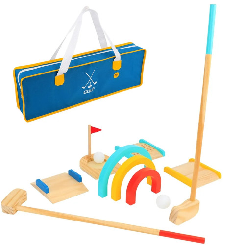 "Tooky Toy" medinis golfo rinkinys 2 asmenims 13 el.
