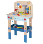 TOOKY TOY medinis "pasidaryk pats" stalas dirbtuvėse